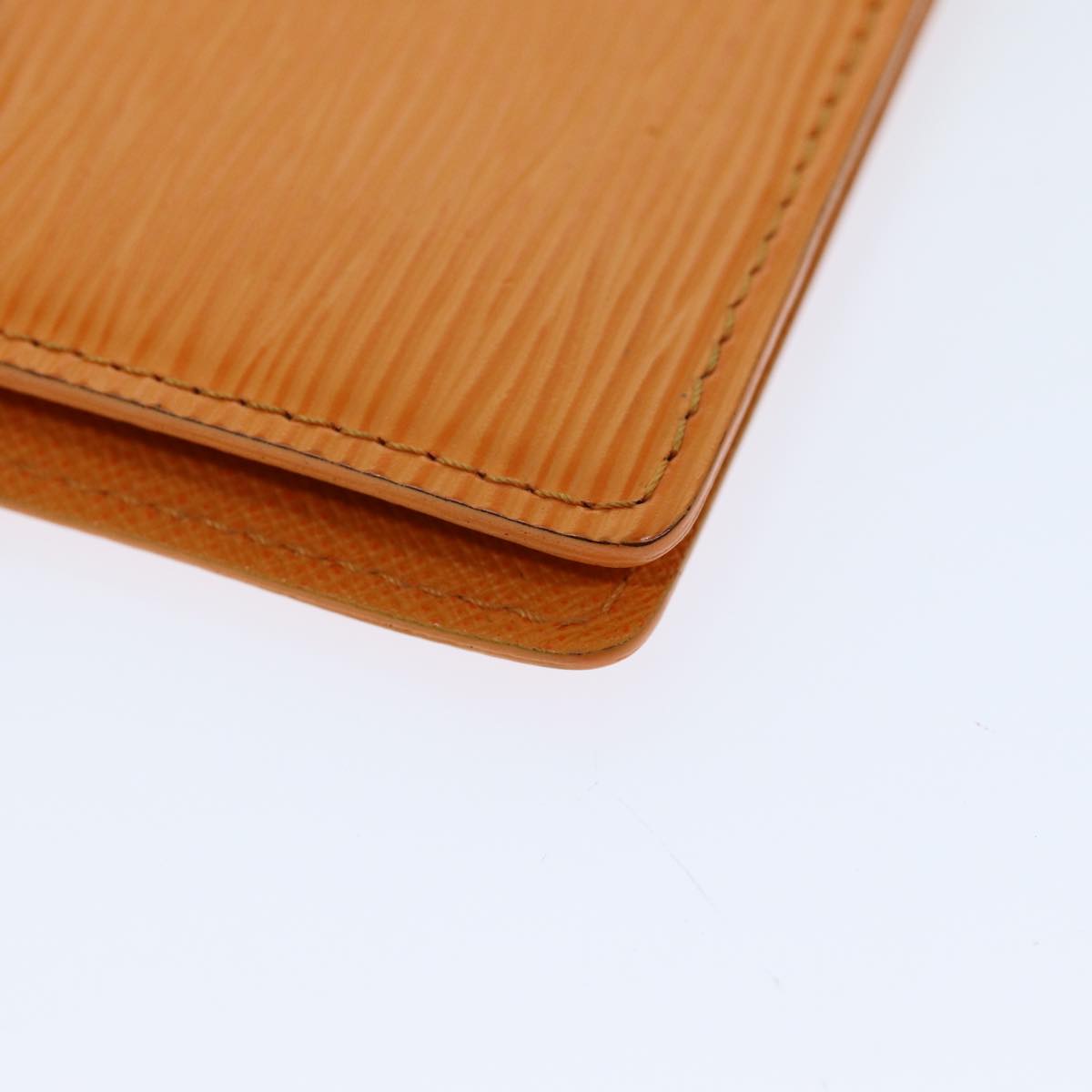 Louis Vuitton Agenda Cover Orange Leather Wallet  (Pre-Owned)