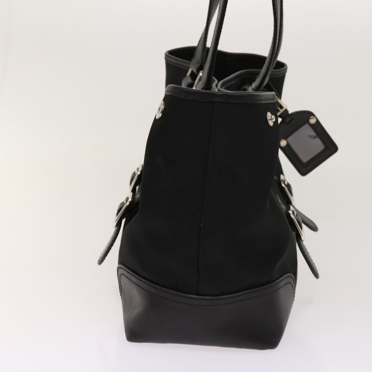 Prada Black Synthetic Tote Bag (Pre-Owned)