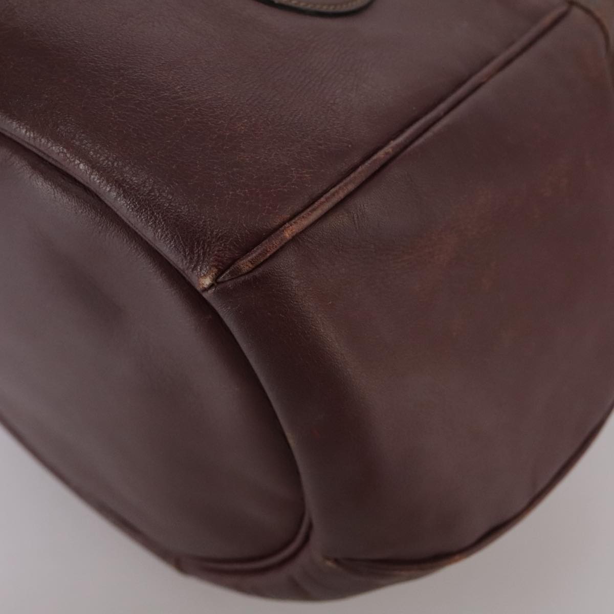 Cartier Must De Cartier Burgundy Leather Shoulder Bag (Pre-Owned)