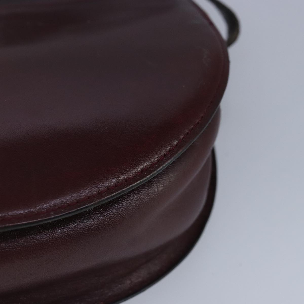 Bally Burgundy Leather Shoulder Bag (Pre-Owned)