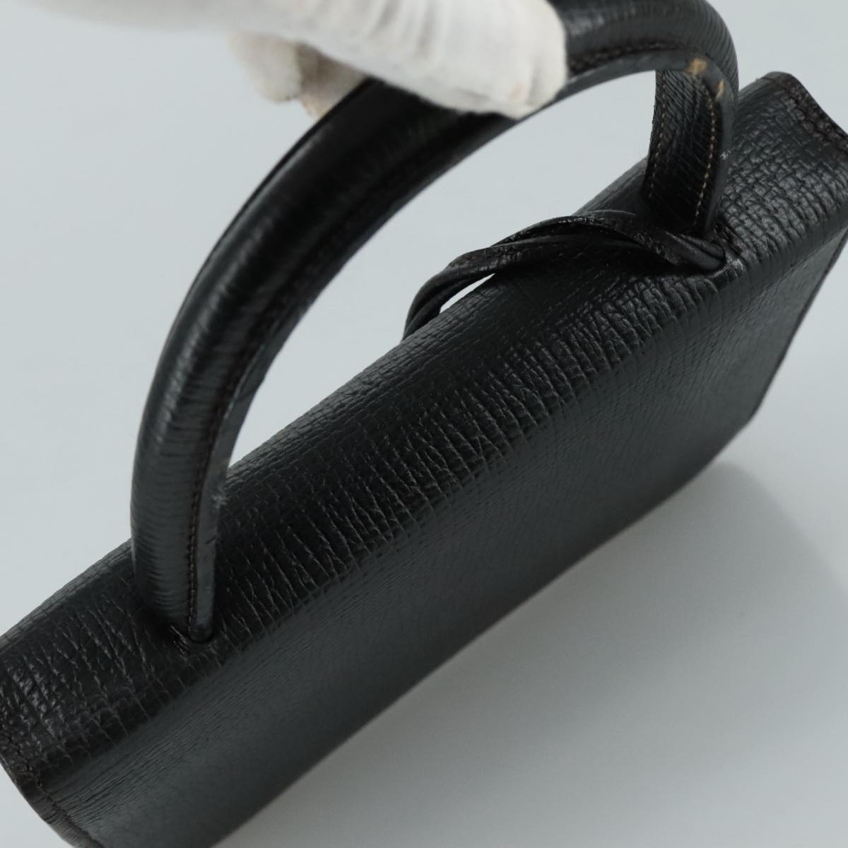Loewe Barcelona Black Leather Handbag (Pre-Owned)