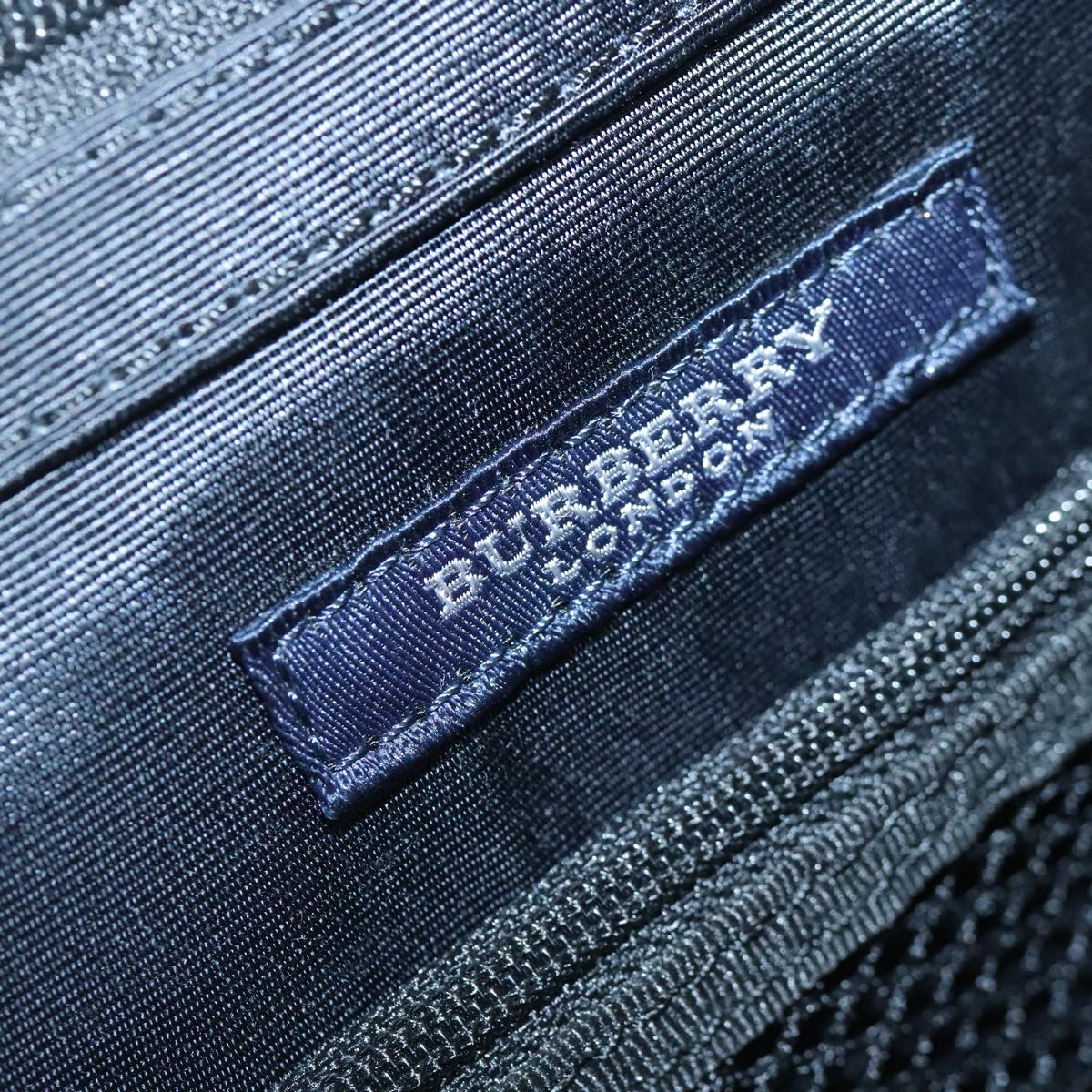 Burberry Nova Check Black Synthetic Tote Bag (Pre-Owned)