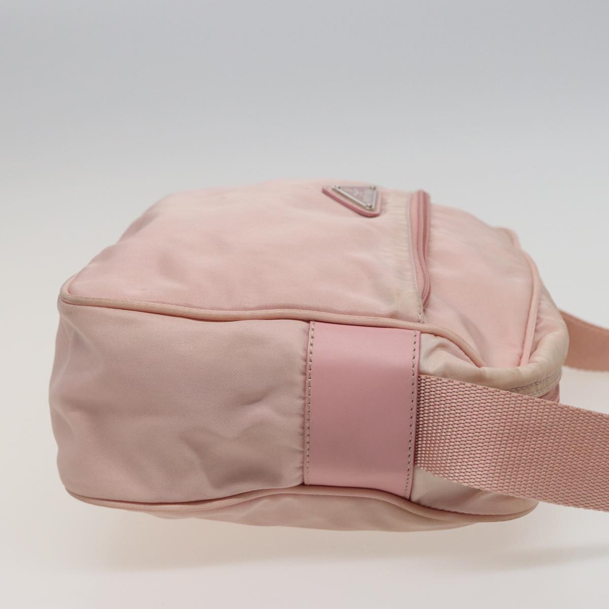 Prada Pink Synthetic Shoulder Bag (Pre-Owned)