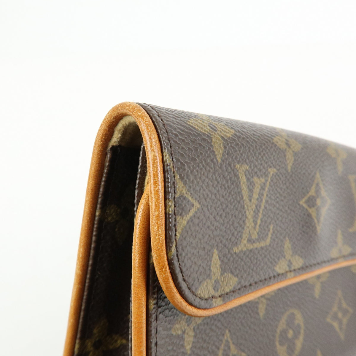 Louis Vuitton Florentine Waist Monogram Canvas Brown Canvas Handbag (Pre-Owned)