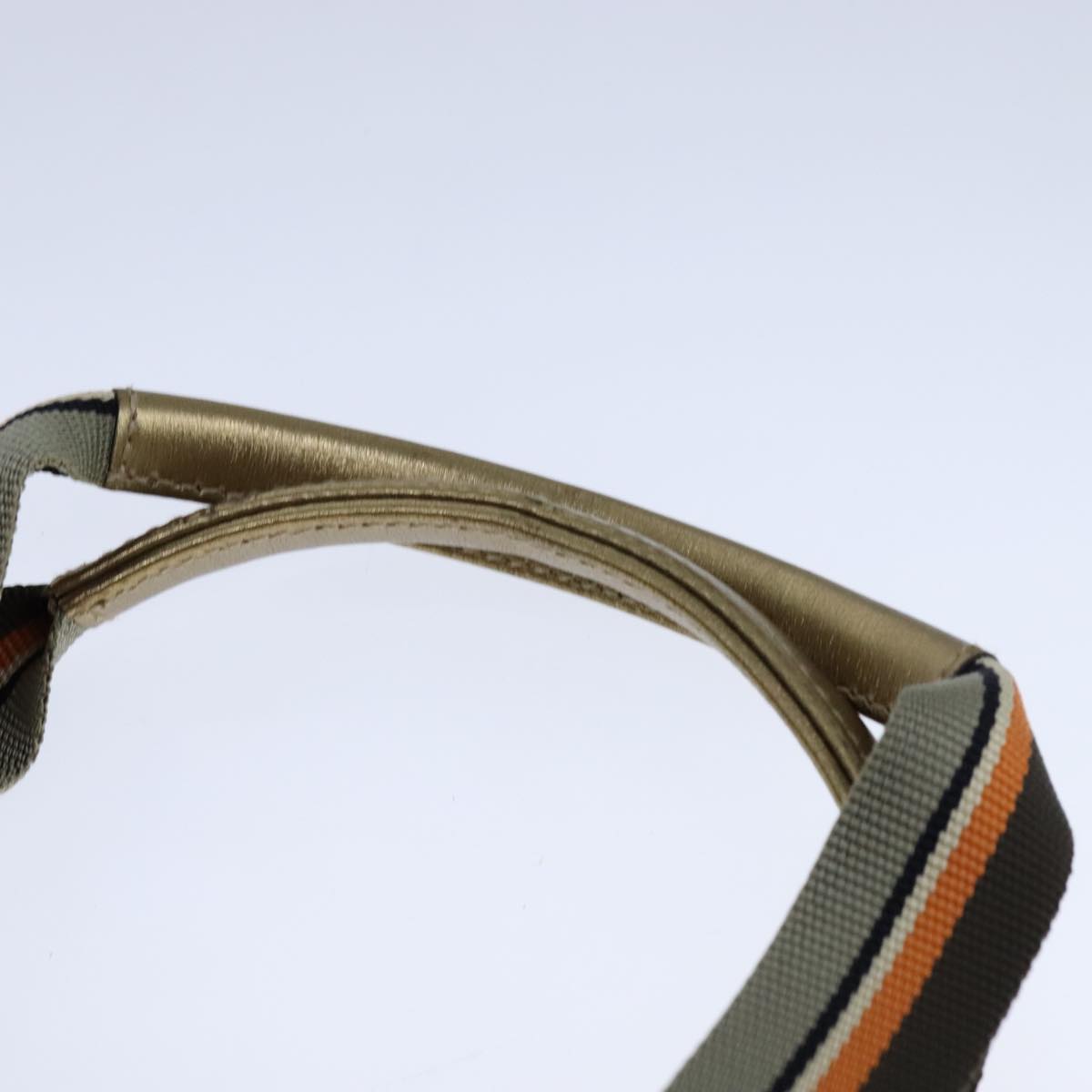 Gucci Gg Crystal Grey Canvas Handbag (Pre-Owned)