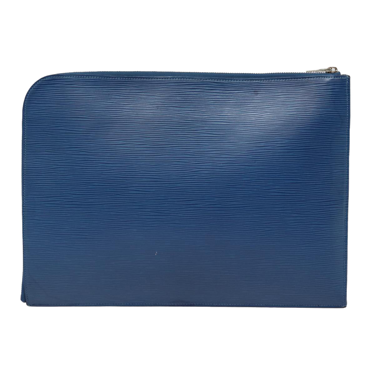Louis Vuitton Pochette Jour Blue Leather Clutch Bag (Pre-Owned)