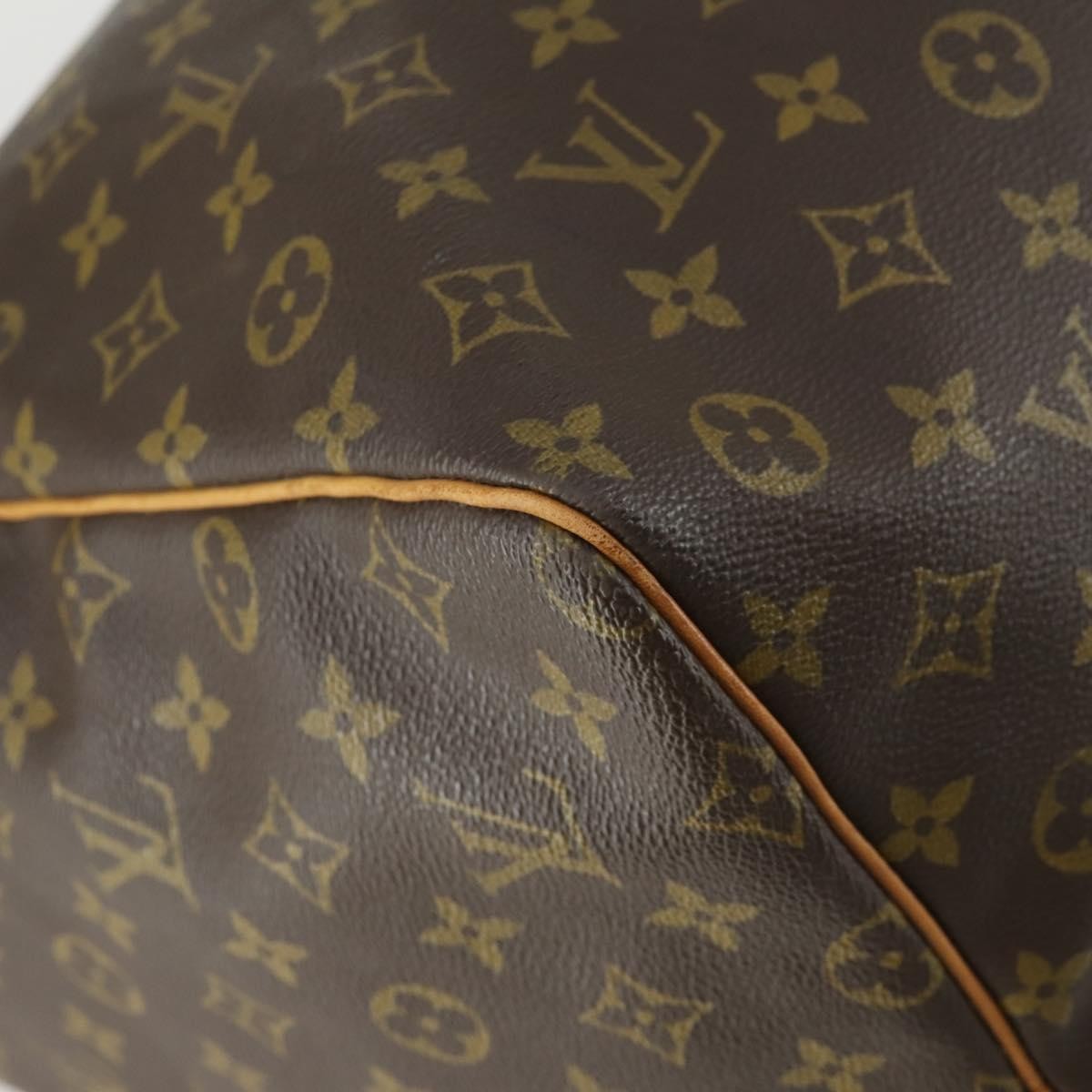 Louis Vuitton Keepall Monogram Canvas Brown Canvas Travel Bag Bag (Pre-Owned)