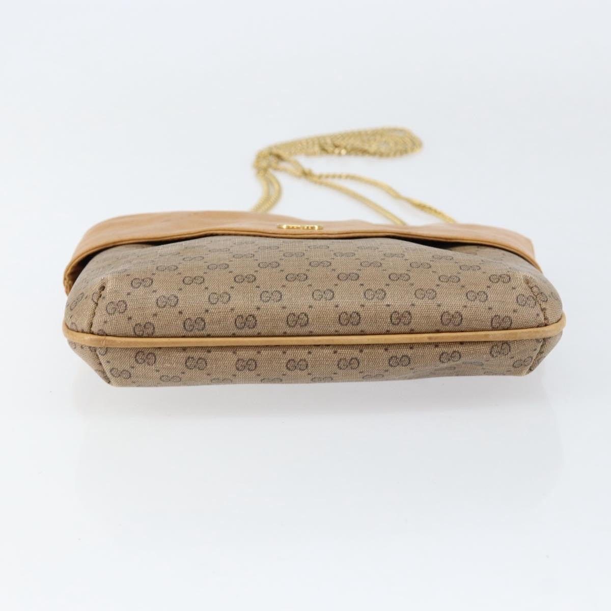 Gucci Micro Gg Supreme Gg Canvas Beige Pvc Shoulder Bag Bag (Pre-Owned)