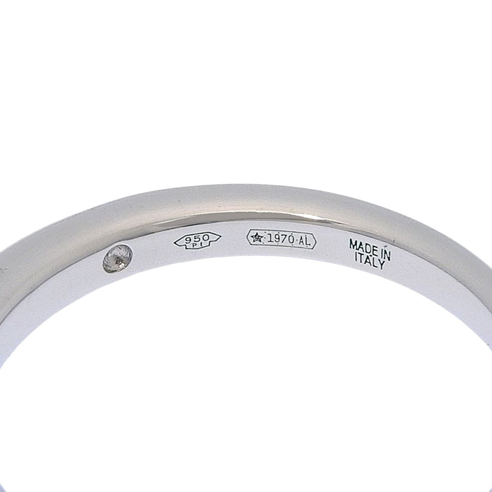 Bvlgari Fedi Platinum With Diamonds Silver Platinum Ring Jewelry (Pre-Owned)