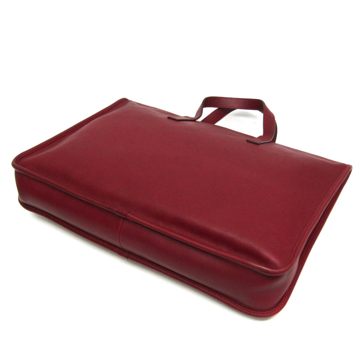 Loewe Toledo Leather Red Leather Briefcase Bag (Pre-Owned)