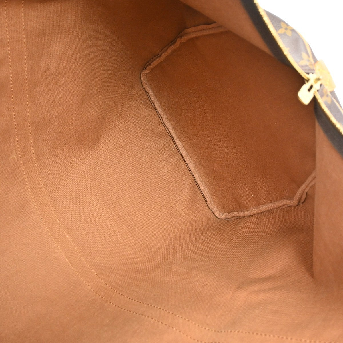 Louis Vuitton Keepall Monogram Brown Canvas Travel Bag Bag (Pre-Owned)