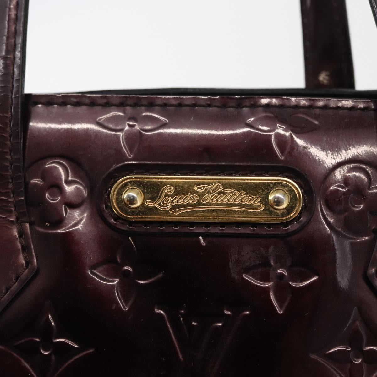 Louis Vuitton Wilshire Monogram Vernis Burgundy Patent_Leather Tote Bag Bag (Pre-Owned)