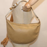 Gucci Beige Leather Shoulder Bag (Pre-Owned)