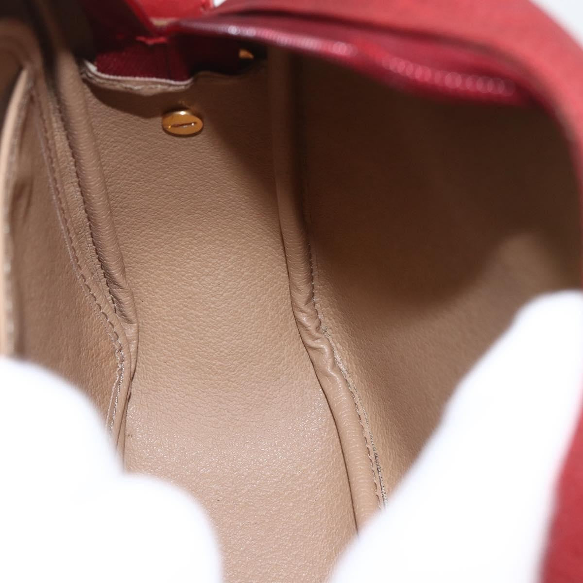 Christian Dior Vintage Trotter Canvas Red Canvas Shoulder Bag Bag (Pre-Owned)