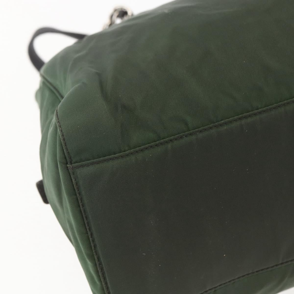 Prada Re-Edition 1995 Chain Quilted Re-Nylon Khaki Nylon Tote Bag Bag (Pre-Owned)