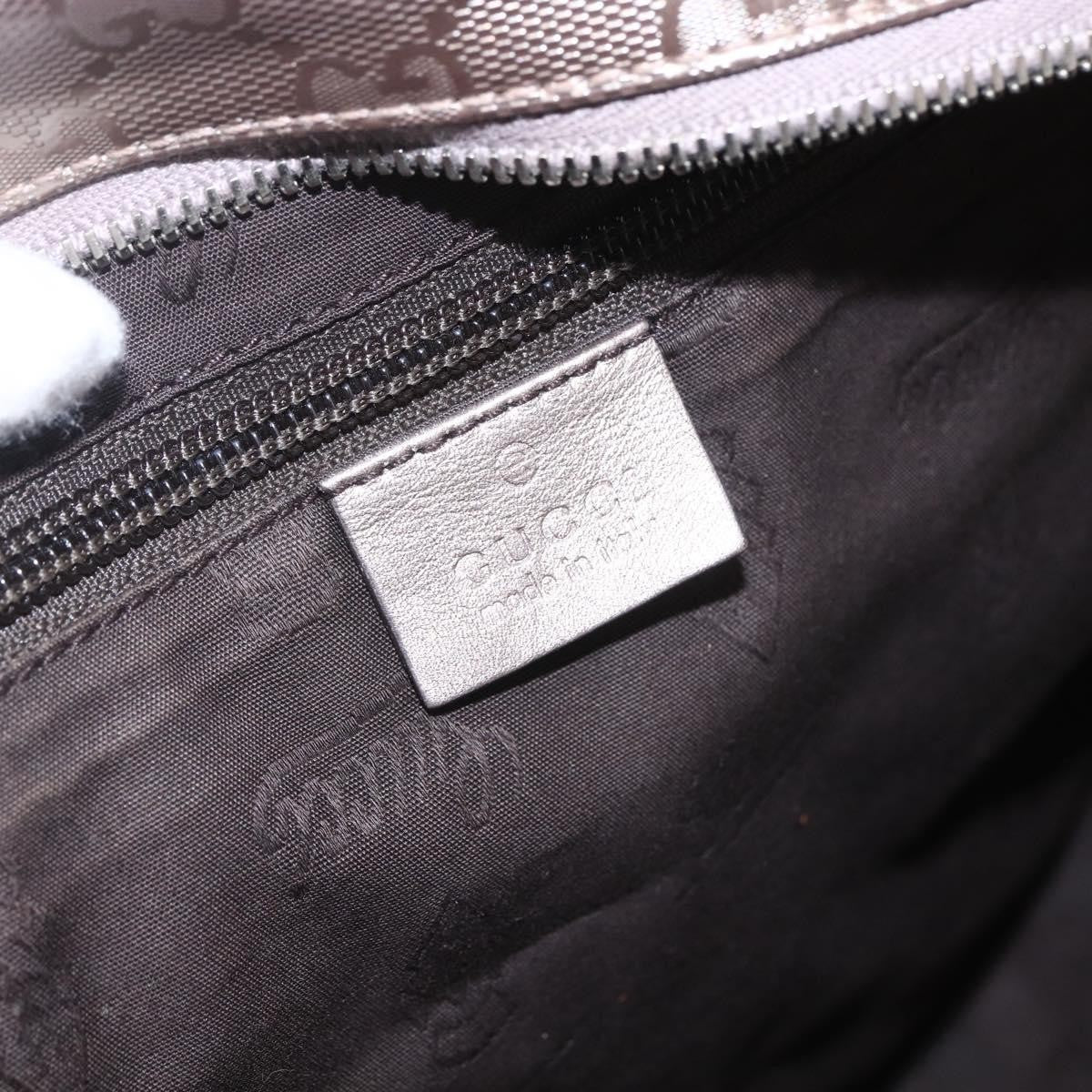 Gucci Plus Tote Gg Imprime Silver Pvc Tote Bag Bag (Pre-Owned)