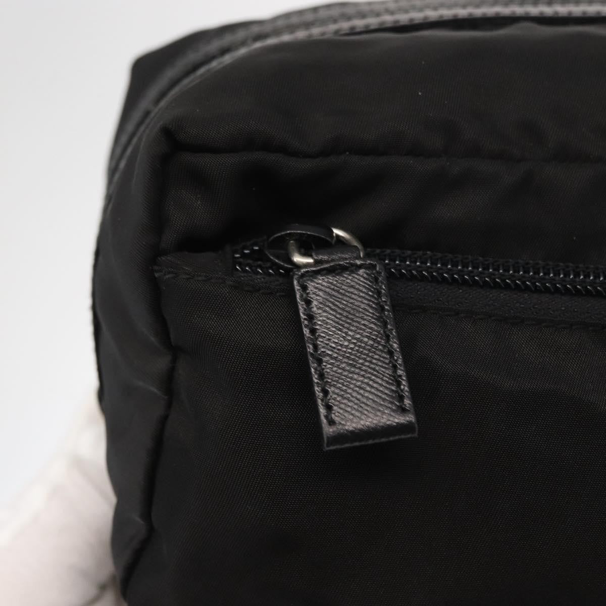 Prada Logo Pouch Nylon Black Nylon Clutche & Pouche Bag (Pre-Owned)