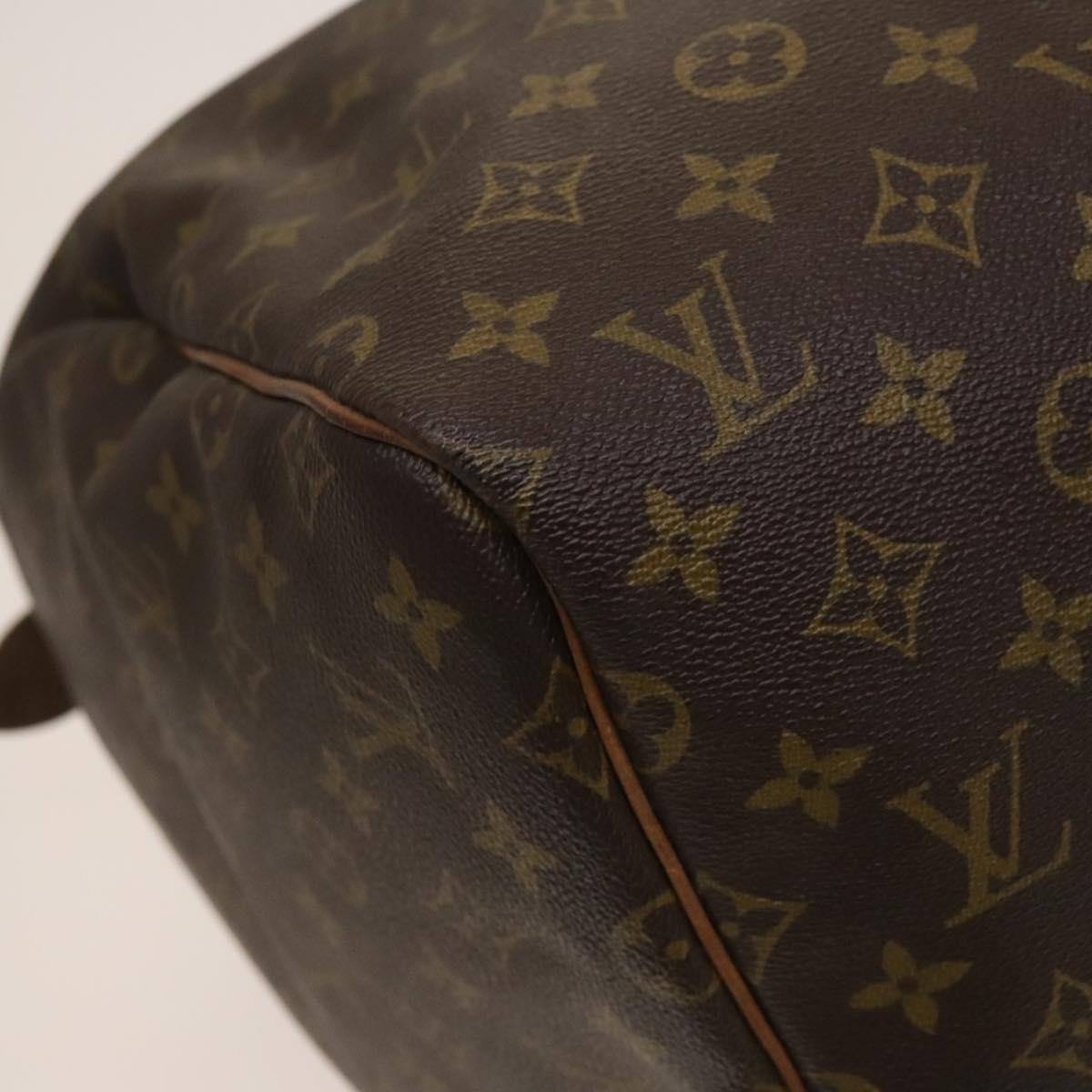 Louis Vuitton Keepall 55 Brown Canvas Travel Bag (Pre-Owned)