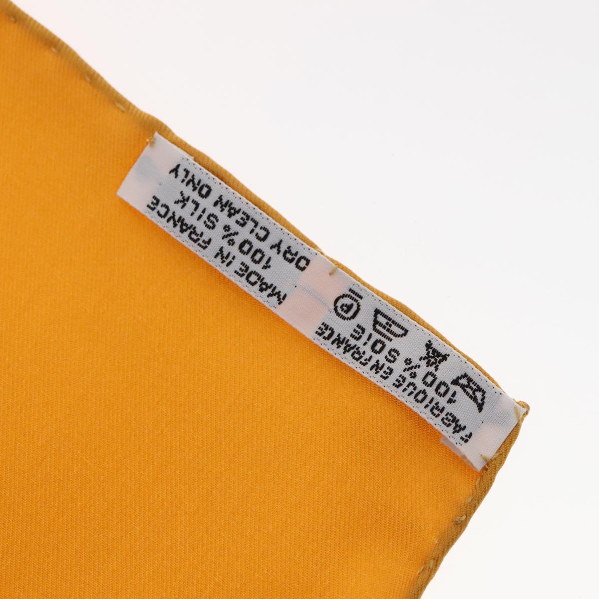 Hermès Yellow Silk Scarf  (Pre-Owned)