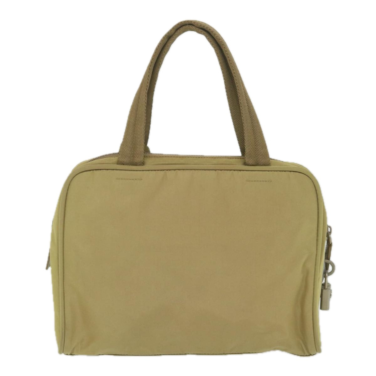 Prada Beige Synthetic Handbag (Pre-Owned)
