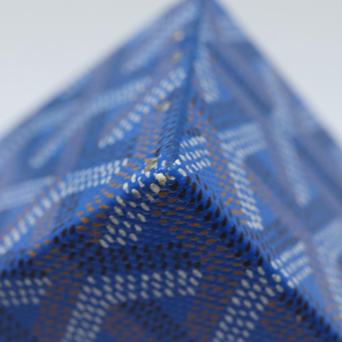 Goyard Herringbone Blue Canvas Jewelleryset Jewelry (Pre-Owned)