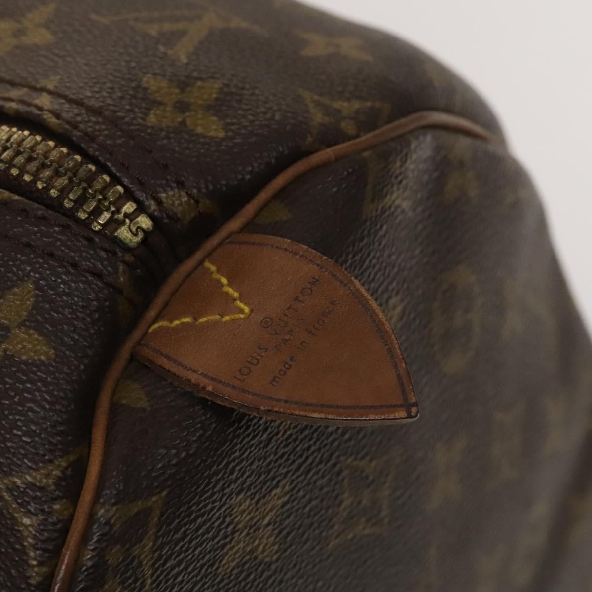 Louis Vuitton Keepall 55 Brown Canvas Travel Bag (Pre-Owned)