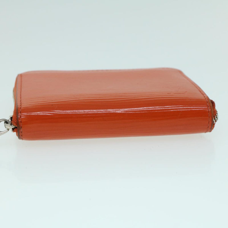 Louis Vuitton Porte Monnaie Zippy Orange Leather Wallet  (Pre-Owned)