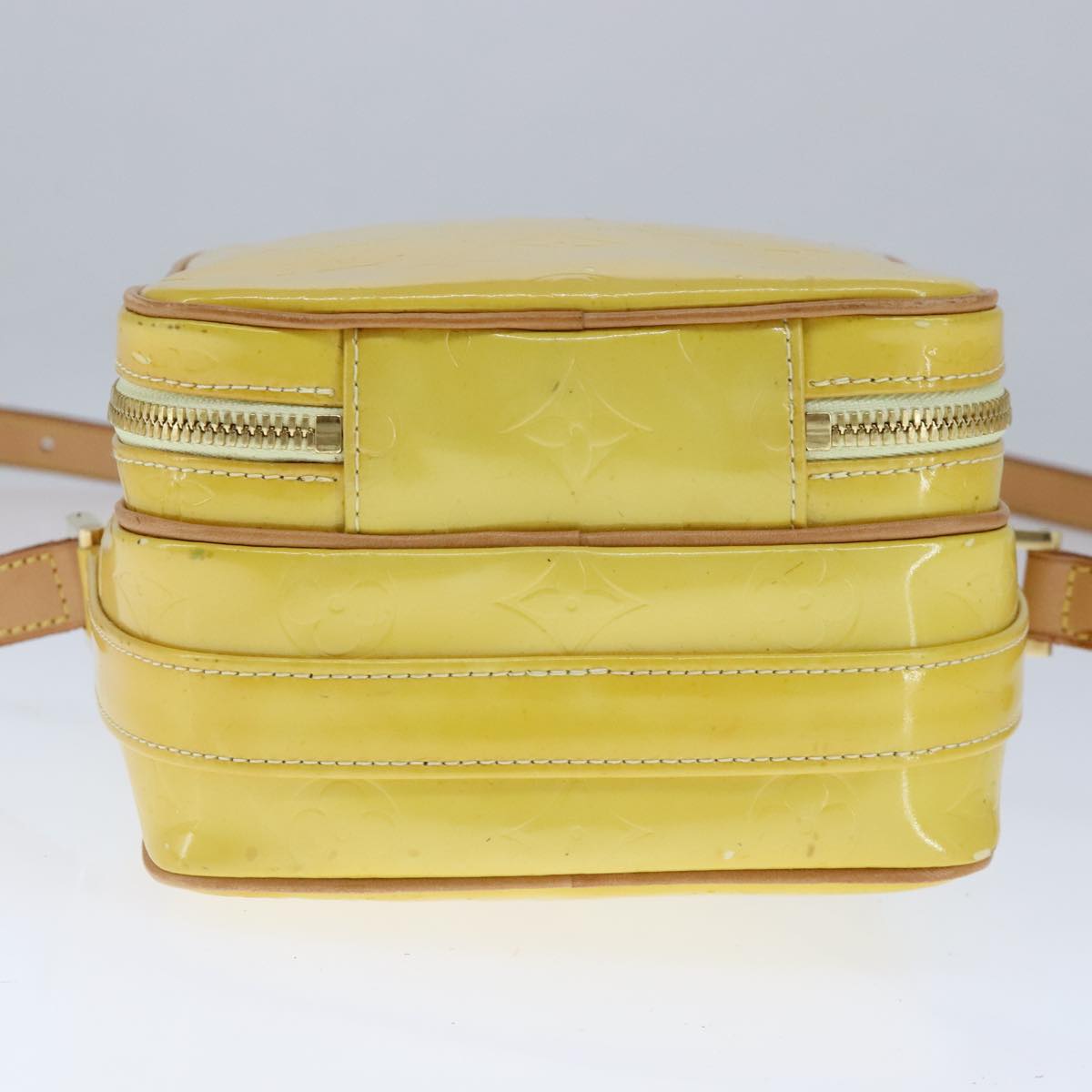 Louis Vuitton Wooster Yellow Patent Leather Shoulder Bag (Pre-Owned)