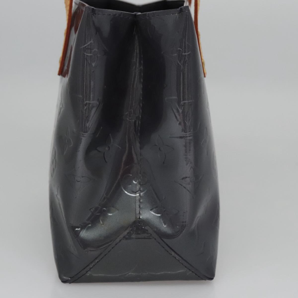 Louis Vuitton Reade Navy Patent Leather Handbag (Pre-Owned)