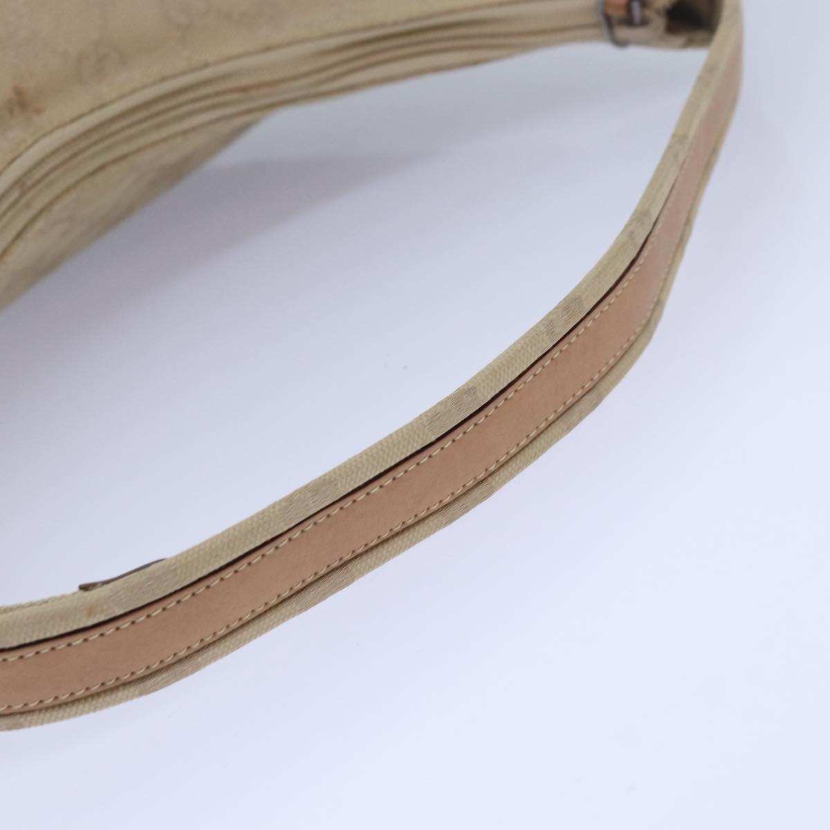 Gucci Gg Canvas Beige Canvas Tote Bag (Pre-Owned)
