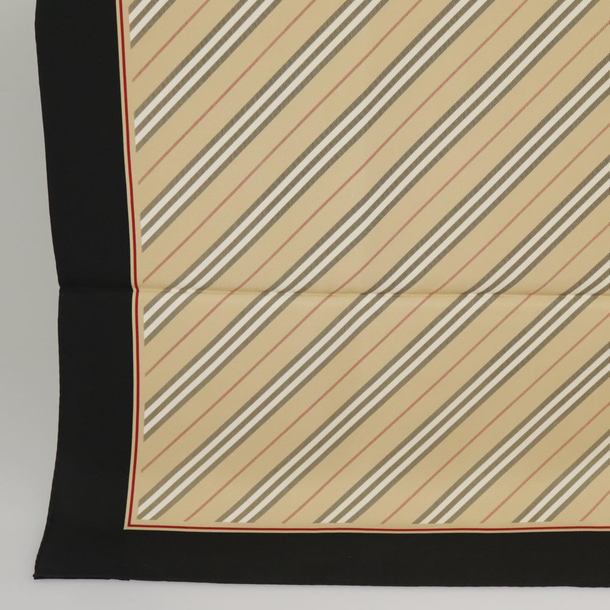 Burberry Beige Silk Scarf  (Pre-Owned)