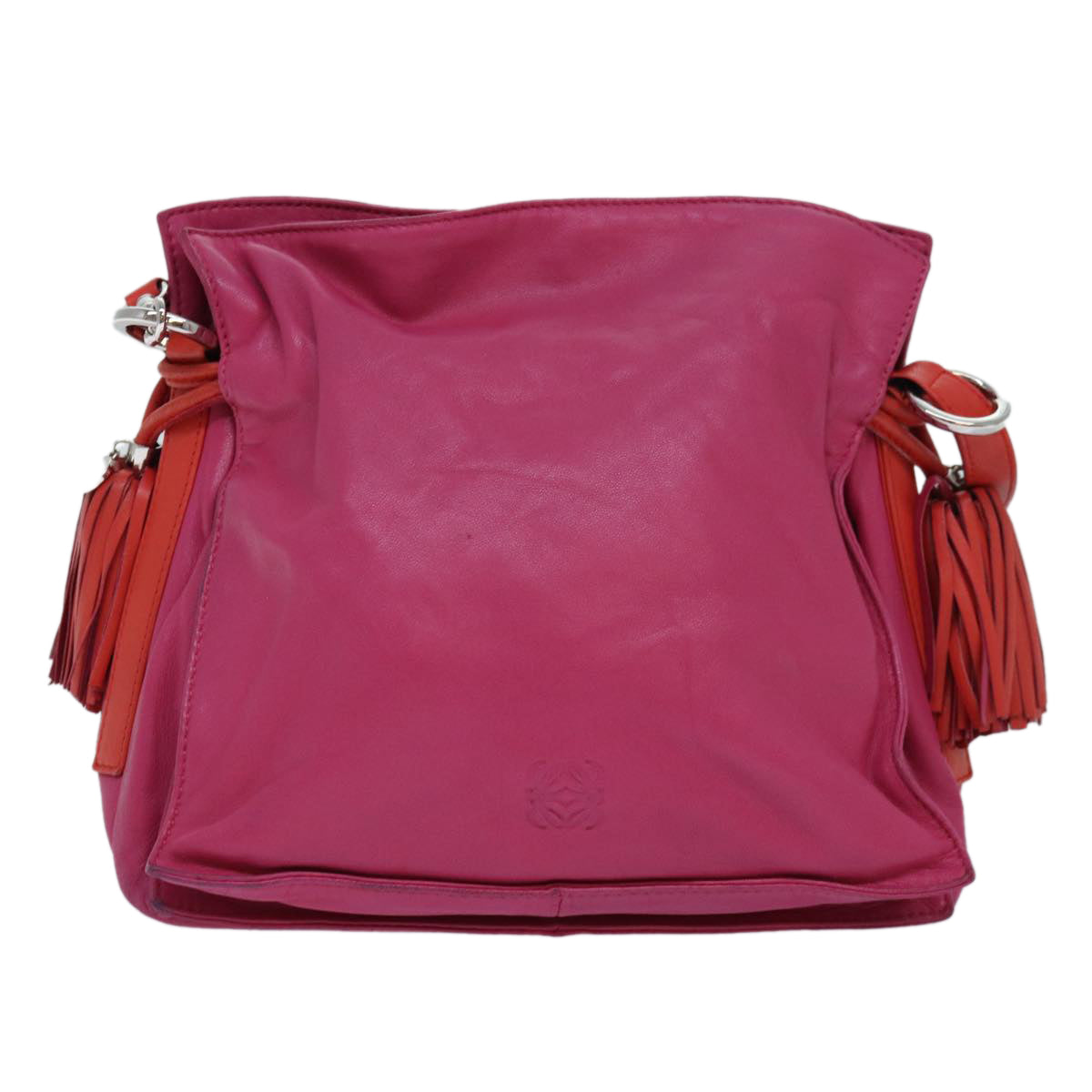 Loewe Flamenco Pink Leather Shoulder Bag (Pre-Owned)