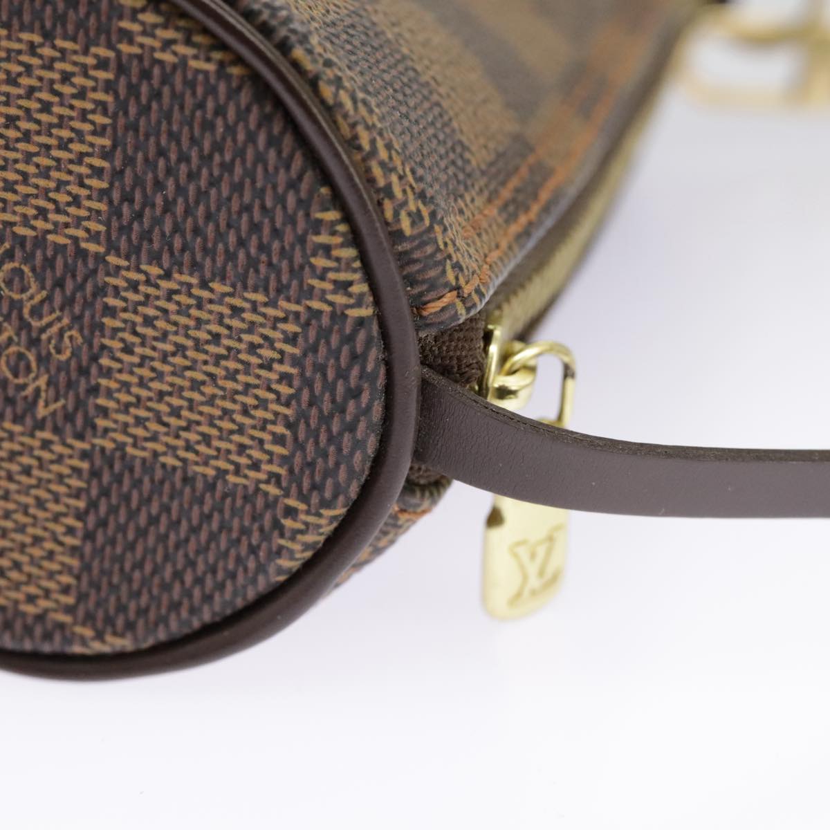 Louis Vuitton Mini Baby Papillon Brown Canvas Clutch Bag (Pre-Owned)