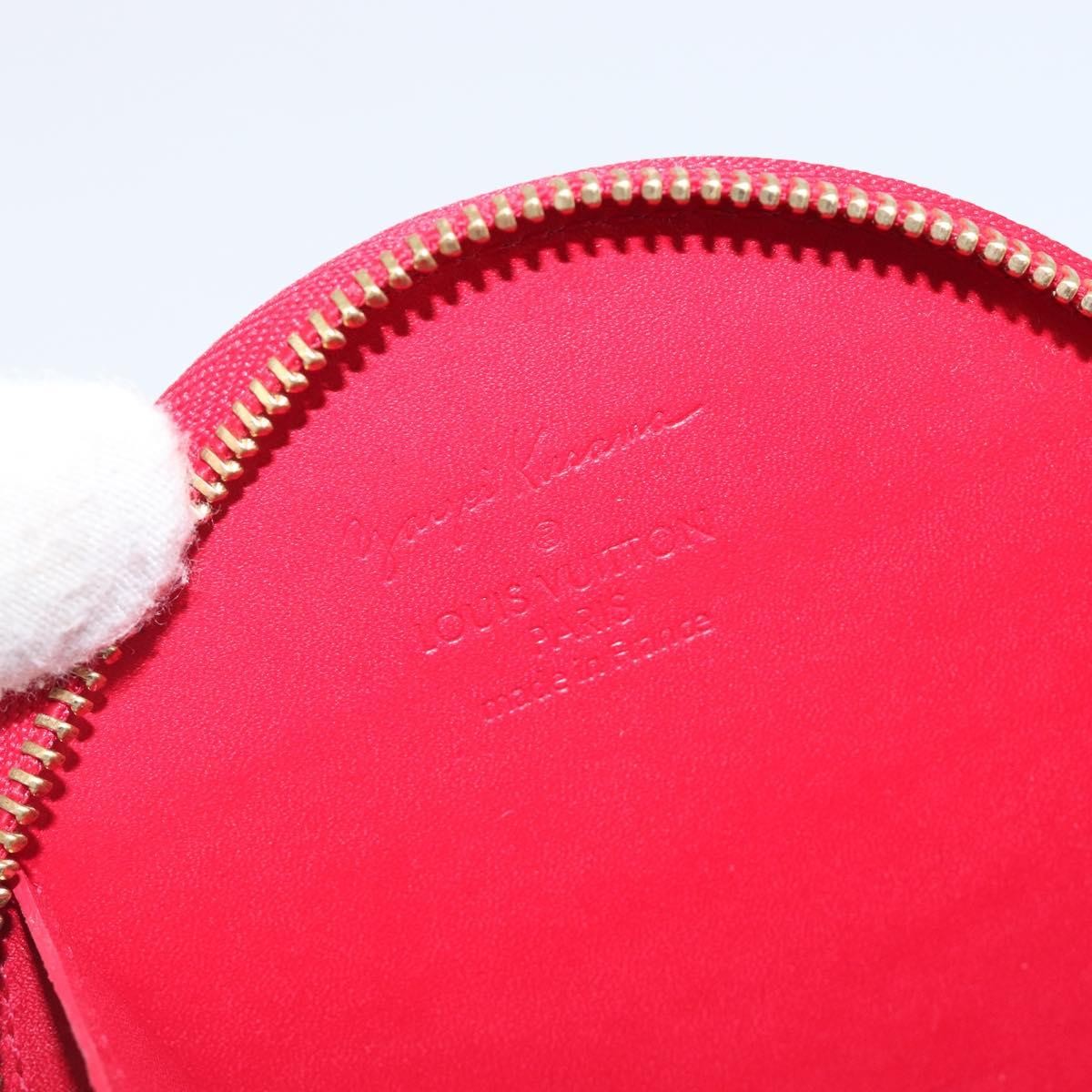 Louis Vuitton Boite Chapeau Coin Purse Patent Leather Red Patent_Leather Wallets Accessory (Pre-Owned)