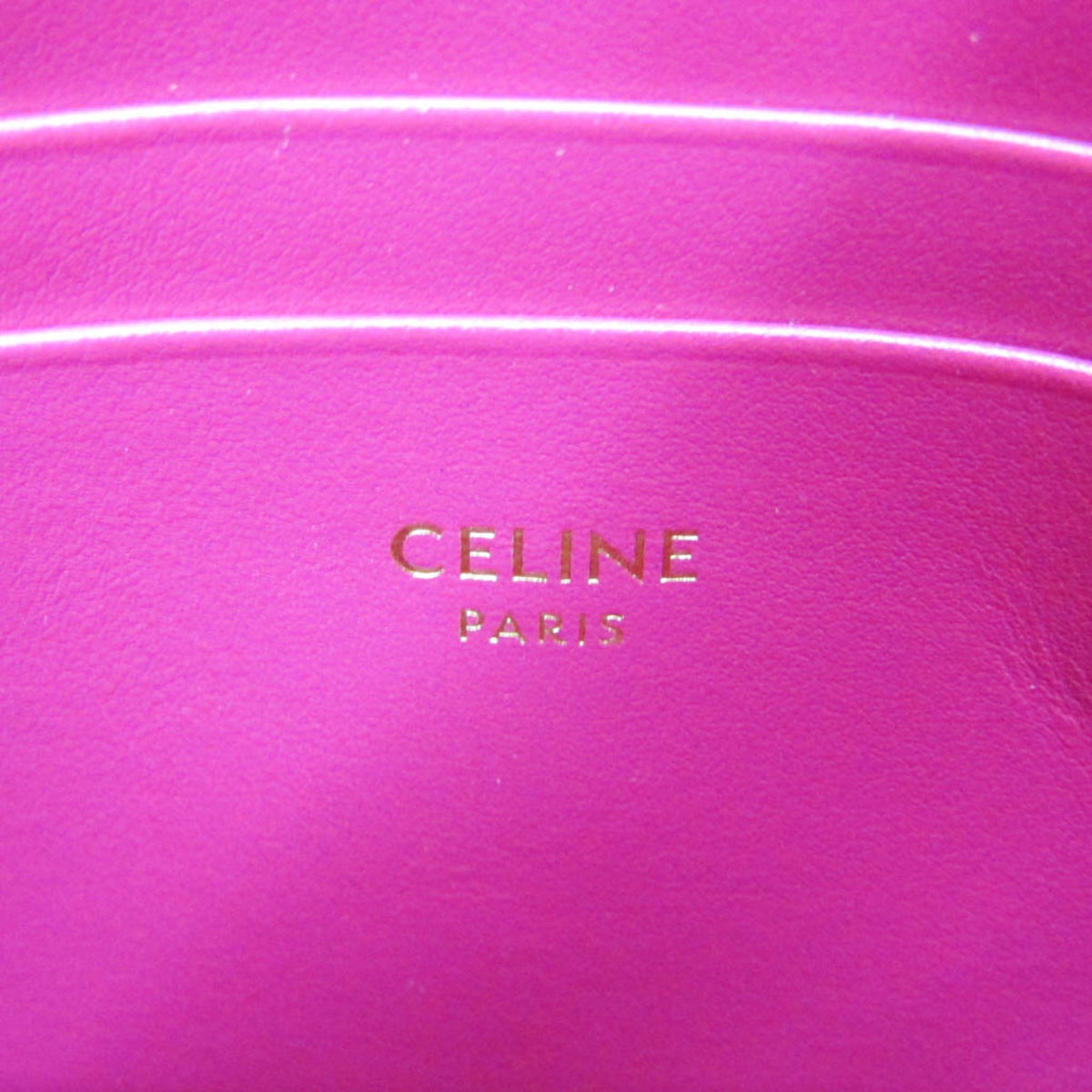 Celine C Charm Quilted Leather Pink Leather Clutche & Pouche Bag (Pre-Owned)