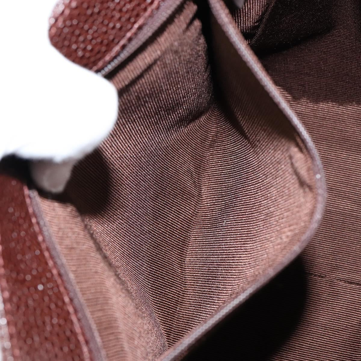 Givenchy Shoulder Leather Brown Leather Shoulder Bag Bag (Pre-Owned)