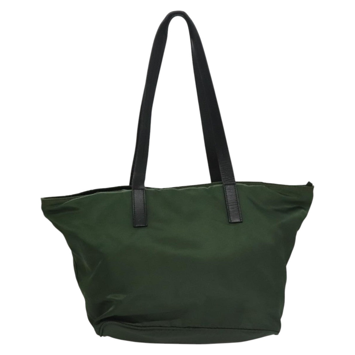 Prada Tessuto Green Synthetic Tote Bag (Pre-Owned)