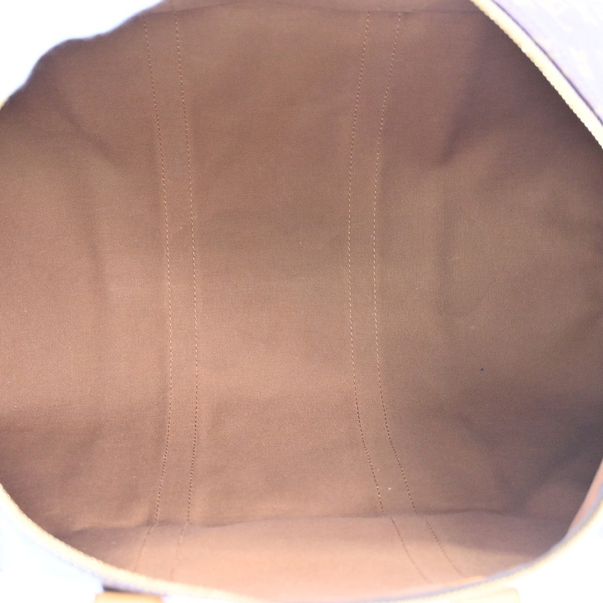 Louis Vuitton Keepall Canvas Brown Canvas Travel Bag Bag (Pre-Owned)