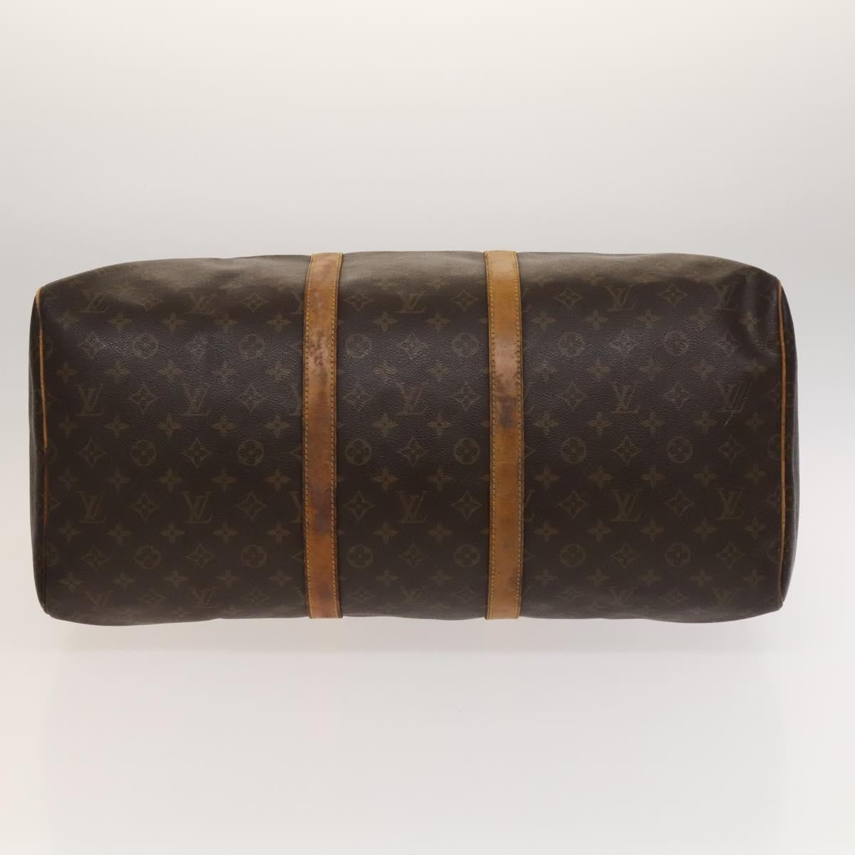 Louis Vuitton Keepall Monogram Canvas Brown Canvas Travel Bag Bag (Pre-Owned)