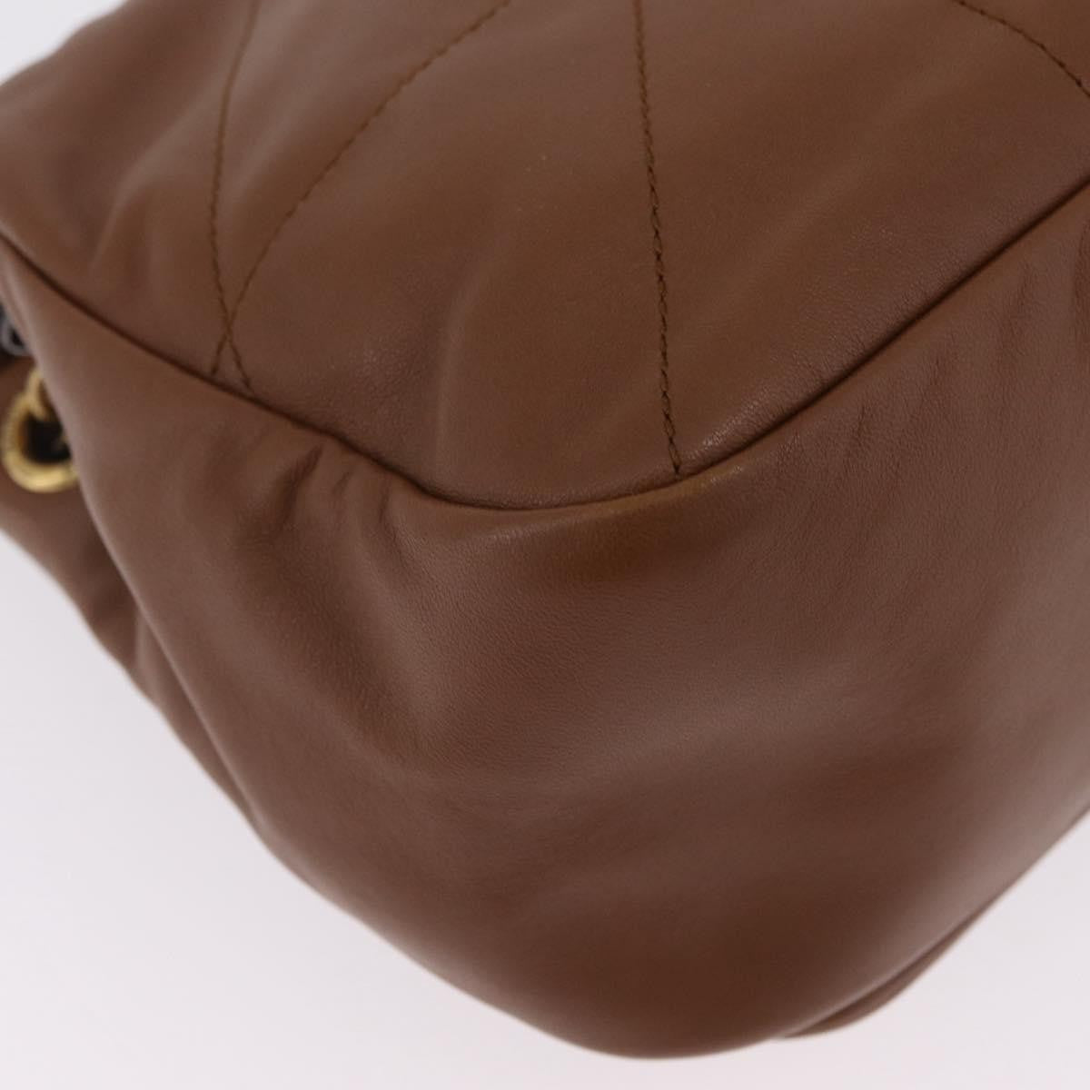 Saint Laurent Jamie 4.3 Quilted Leather Brown Leather Shoulder Bag Bag (Pre-Owned)
