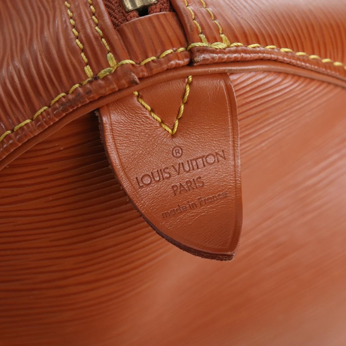 Louis Vuitton Keepall Epi Leather Gold Leather Travel Bag Bag (Pre-Owned)