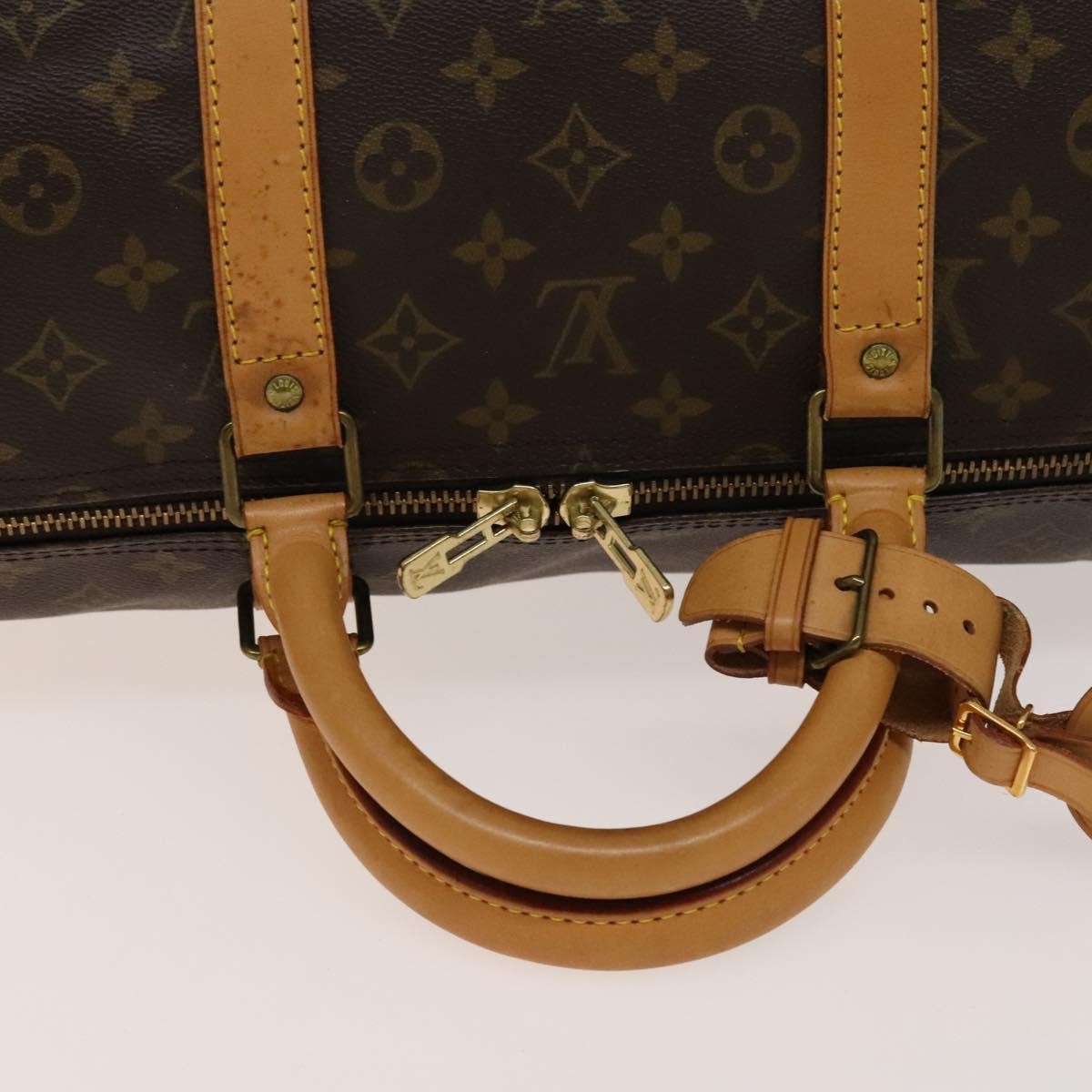 Louis Vuitton Keepall Monogram Canvas Brown Canvas Travel Bag Bag (Pre-Owned)