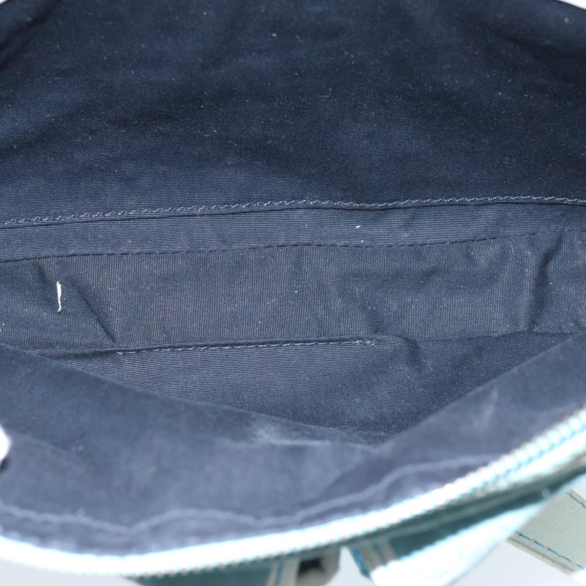 Céline Blue Canvas Shoulder Bag (Pre-Owned)