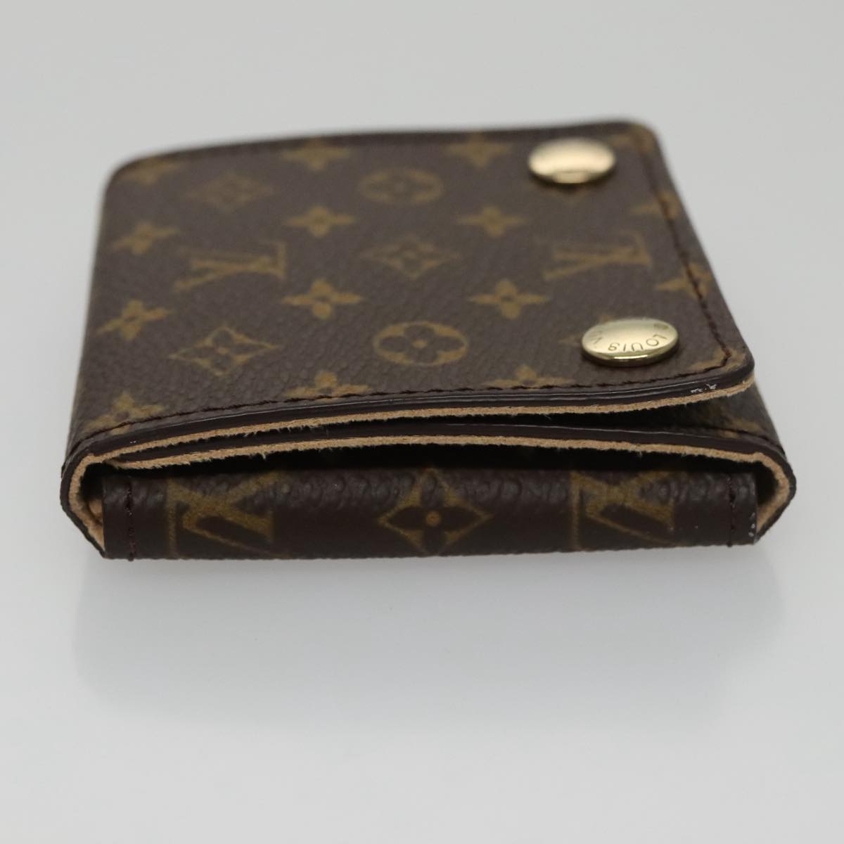 Louis Vuitton Jewelry Case Brown Canvas Wallet  (Pre-Owned)