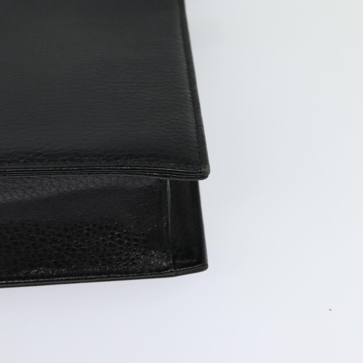 Valentino Garavani Black Leather Shoulder Bag (Pre-Owned)