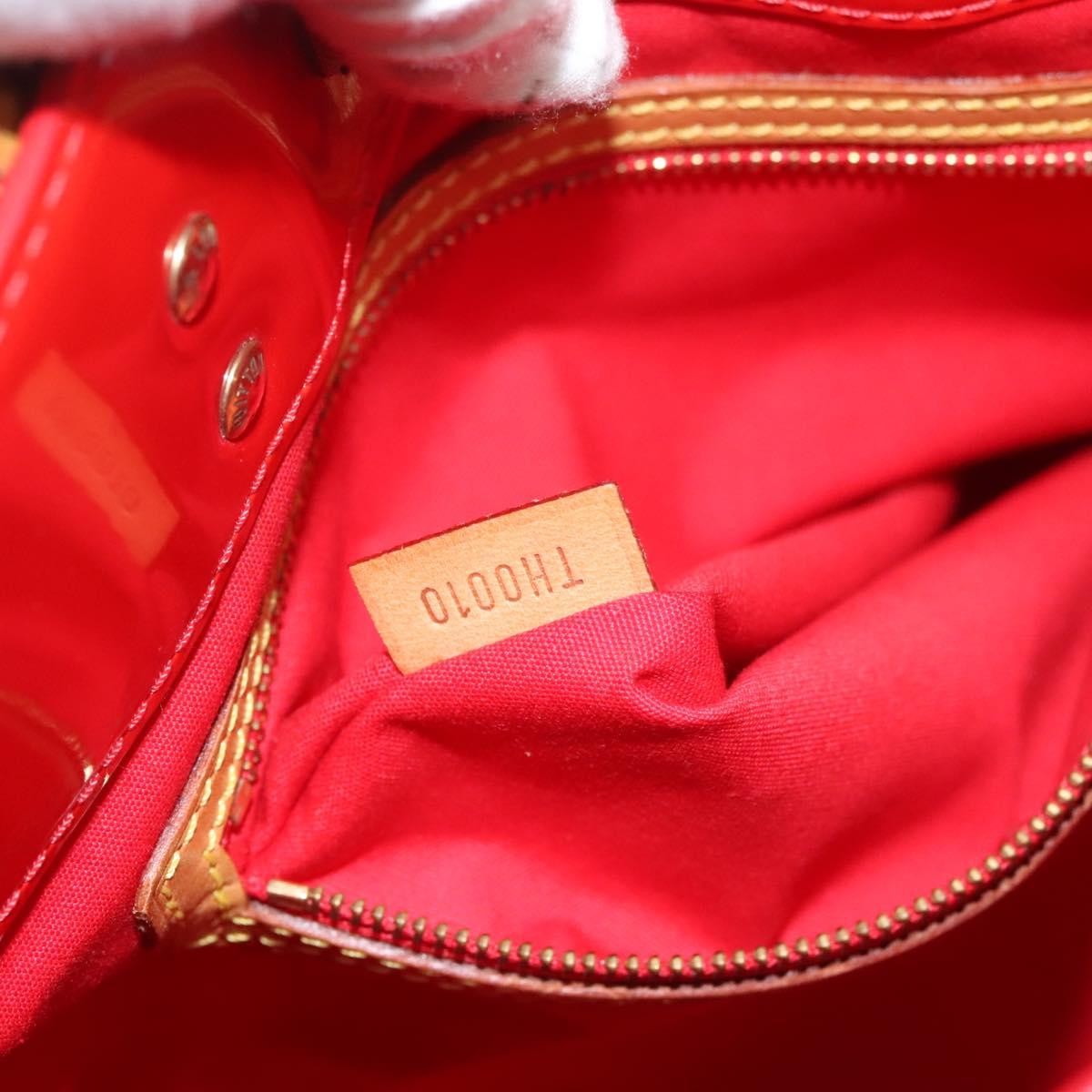 Louis Vuitton Reade Monogram Vernis Red Patent_Leather Handbag (Pre-Owned)