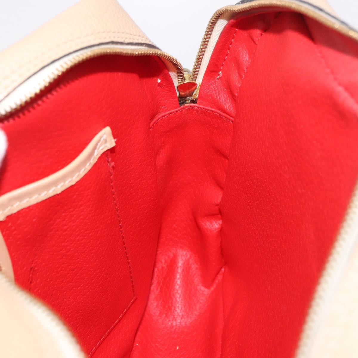 Celine Vintage Leather Beige Leather Shoulder Bag Bag (Pre-Owned)