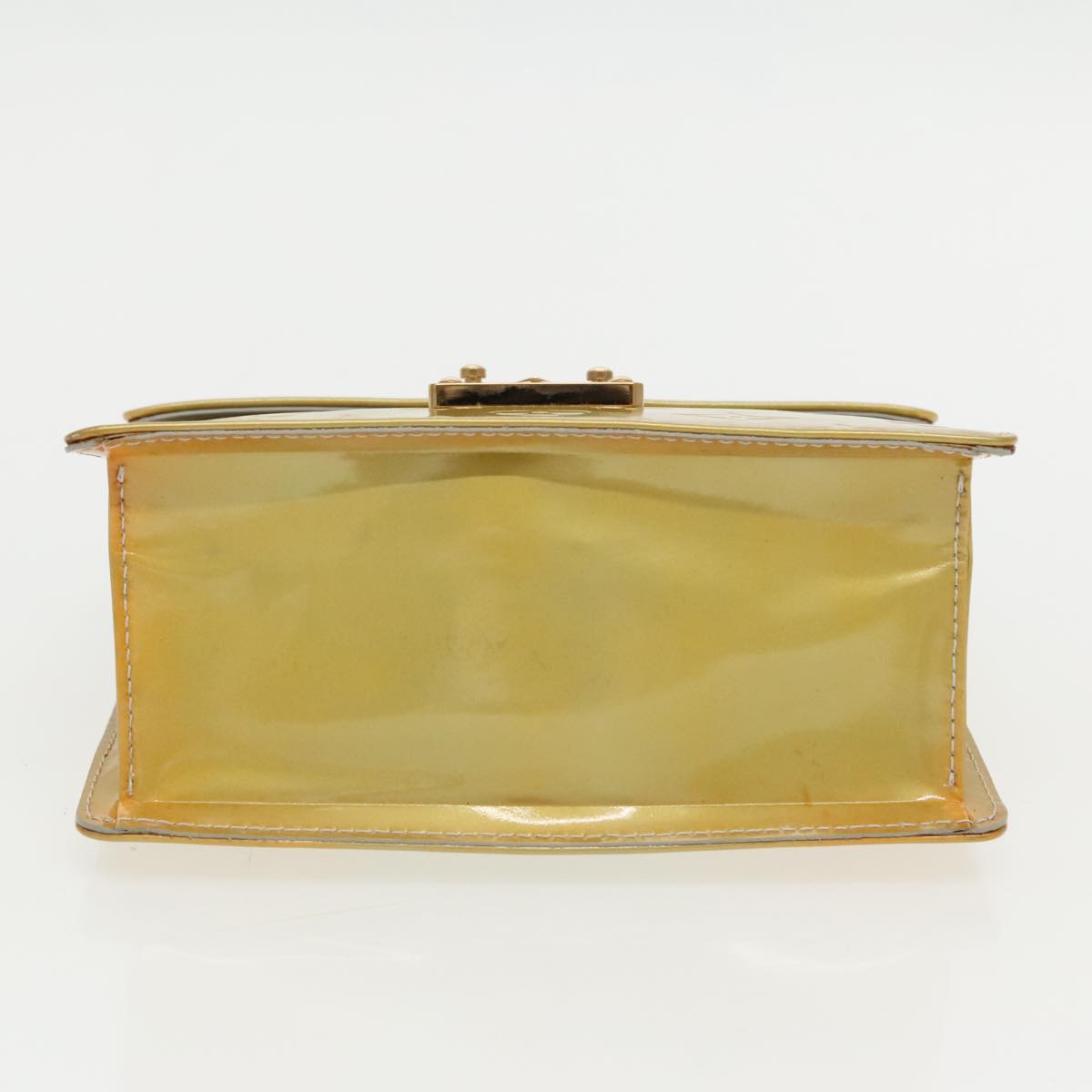 Louis Vuitton Spring Street Yellow Patent Leather Handbag (Pre-Owned)