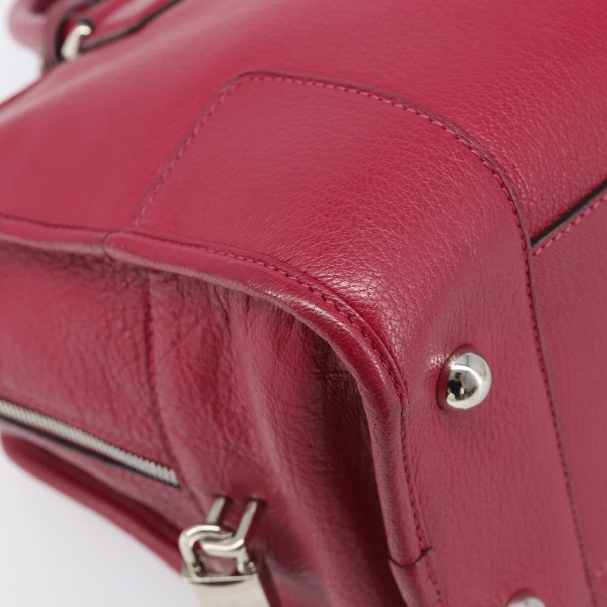 Loewe Amazona Leather Red Leather Handbag (Pre-Owned)