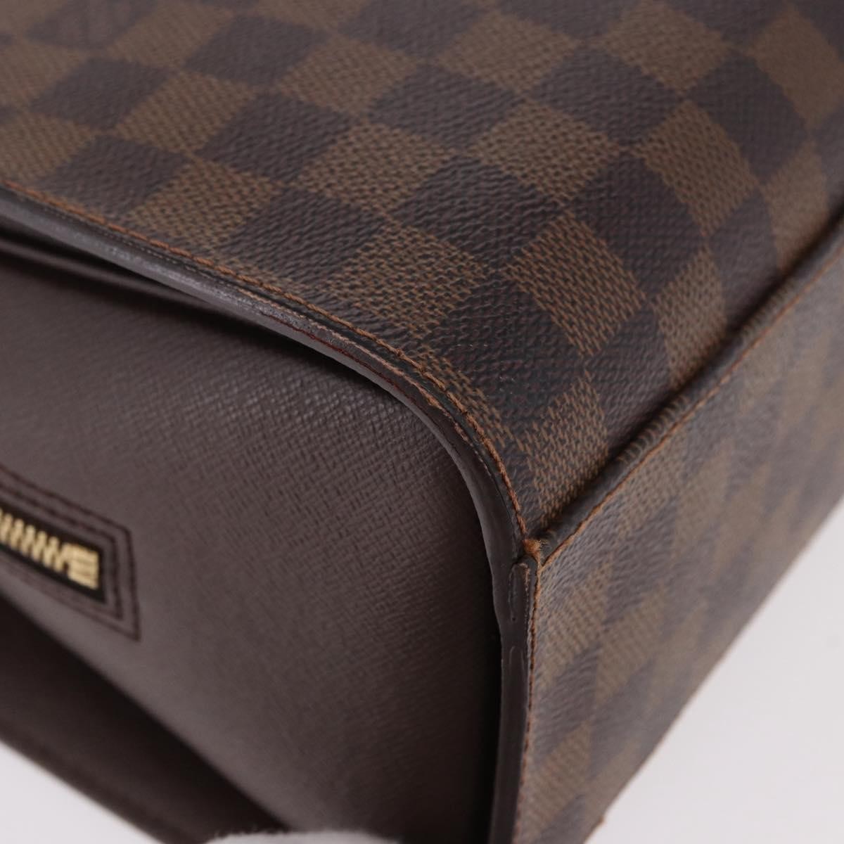 Louis Vuitton Triana Damier Brown Canvas Handbag (Pre-Owned)
